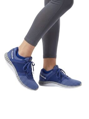 Reebok Women’s Navy/White Zprint Running Sneakers